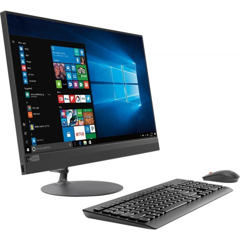 Lenovo - 520-24AST 23.8" Touch-Screen All-In-One - AMD A12-Series - 8GB Memory - 1TB Hard Drive - Black