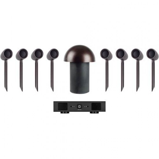 Sonance - Sonarray 2-Way Outdoor Speaker System - Brown/Black