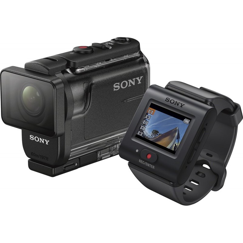 Sony - HDR-AS50 HD Action Camera with Live View Remote - Black