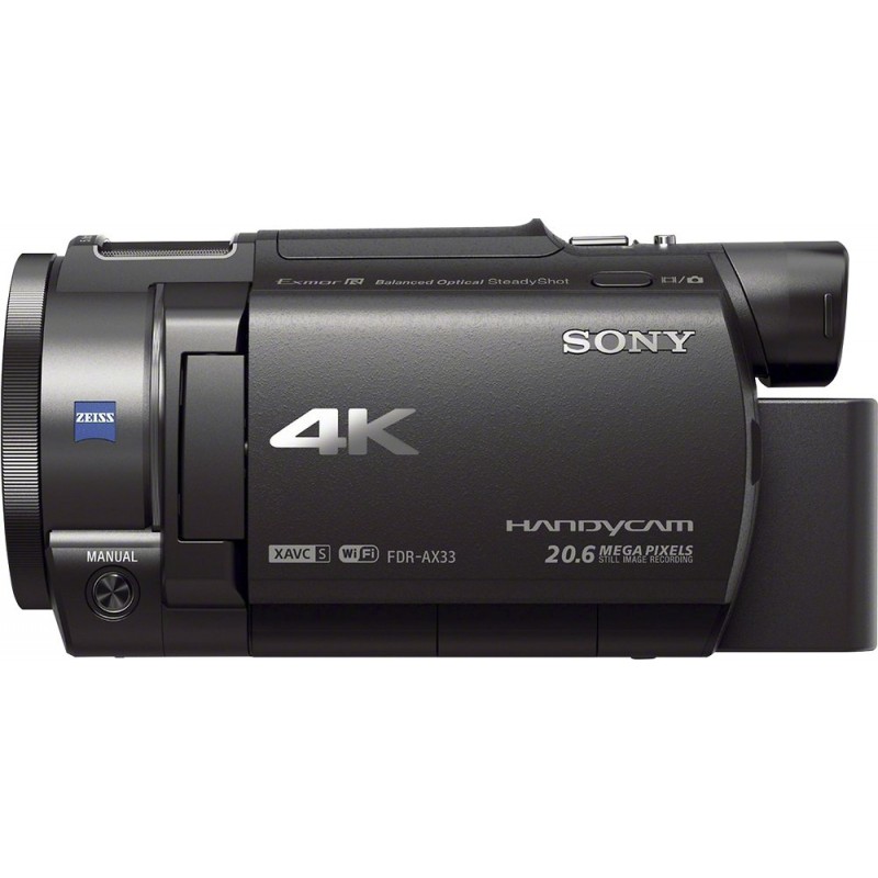Sony - Handycam AX33 4K Flash Memory Camcorder - Black