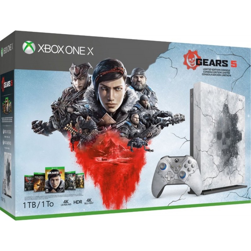 Microsoft - Xbox One X 1TB Gears 5 Limited Edition Console Bundle