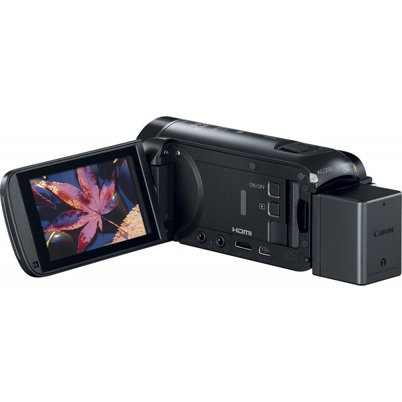 Canon - VIXIA HF R80 16GB HD Flash Memory Camcorder - Black