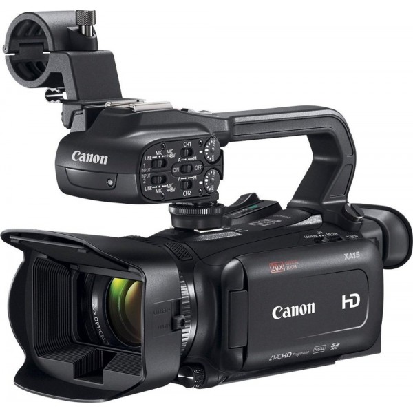 Canon - XA15 HD Flash Memory Premium Camcorder - B...