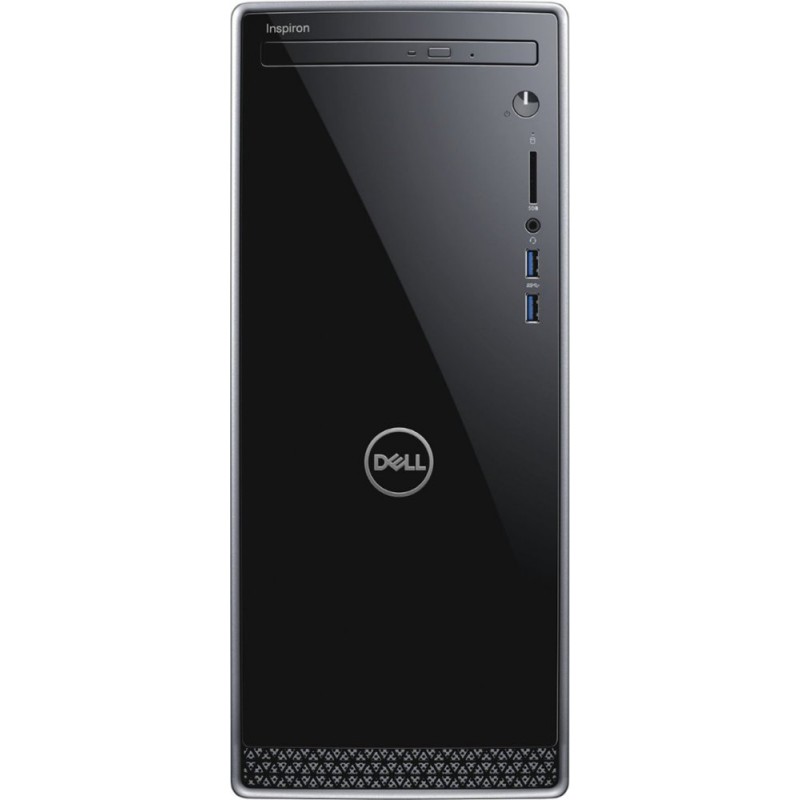 Dell - Inspiron Desktop - Intel Core i5 - 12GB Memory - 1TB Hard Drive - Black With Silver Trim