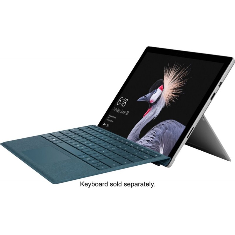 Microsoft - Surface Pro – 12.3” Touch-Screen – Intel Core i7 – 8GB Memory - 256GB Solid State Drive (Fifth Generation) - Silver