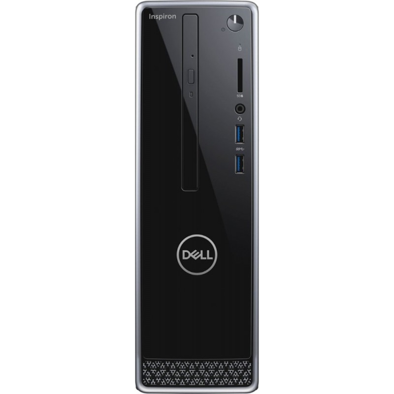 Dell - Inspiron Desktop - Intel Core i3 - 8GB Memory - 1TB Hard Drive - Black With Silver Trim