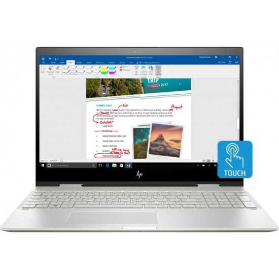 HP - ENVY x360 2-in-1 15.6" Touch-Screen Laptop - Intel Core i7 - 12GB Memory - 256GB Solid State Drive - HP Finish In Natural Silver