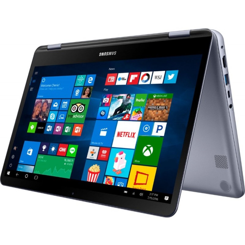 Samsung - Notebook 7 Spin 2-in-1 13.3" Touch-Screen Laptop - Intel Core i5 - 8GB Memory - 256GB Solid State Drive - Stealth Silver