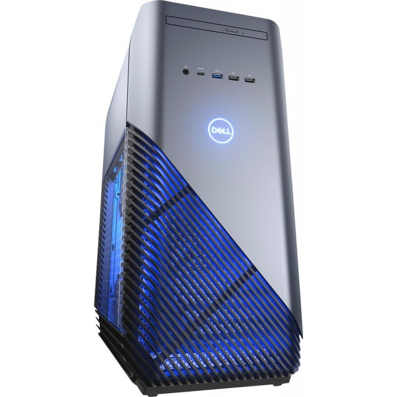 Dell - Inspiron Desktop - Intel Core i5 - 8GB Memory - NVIDIA GeForce GTX 1060 - 1TB Hard Drive + 128GB Solid State Drive - Recon Blue