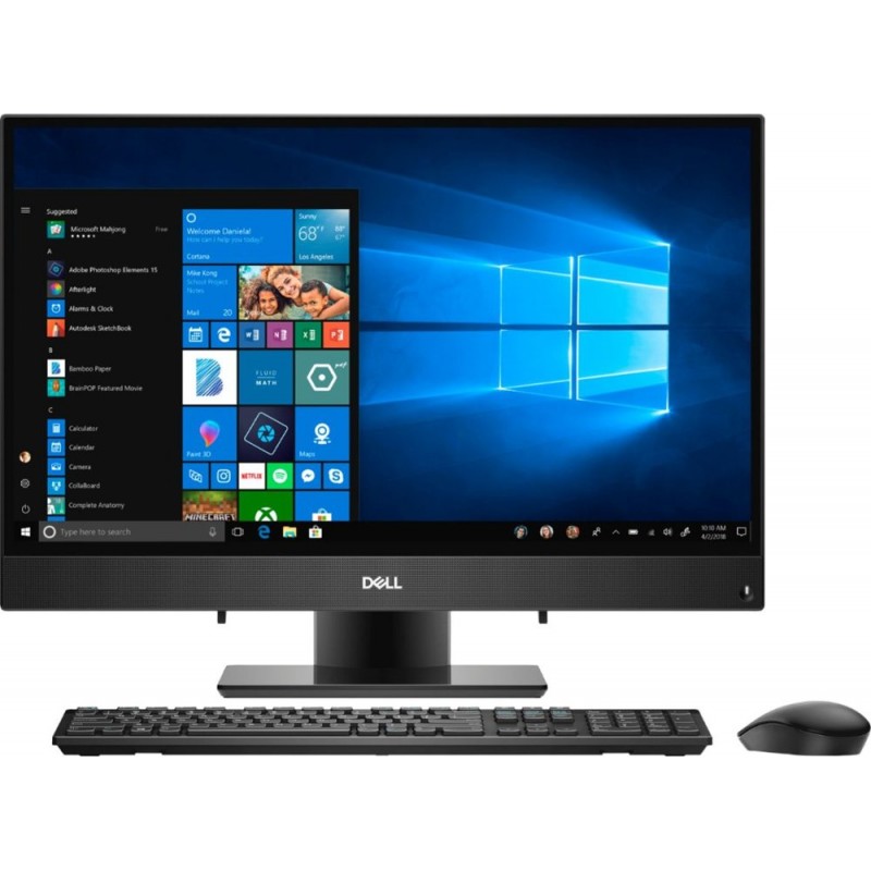 Dell - Inspiron 23.8" Touch-Screen All-In-One - Intel Core i3 - 8GB Memory - 256GB Solid State Drive - Black
