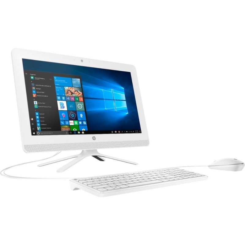 HP - 19.5" All-In-One - AMD E2-Series - 4GB Memory - 1TB Hard Drive - HP Finish In Snow White
