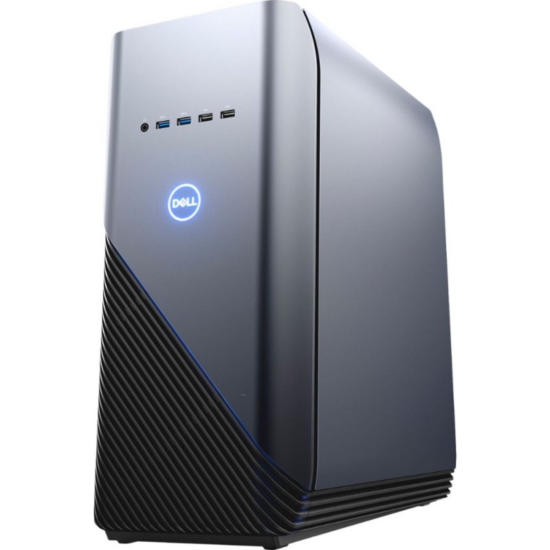 Dell - Inspiron Desktop - AMD Ryzen 7-Series - 16GB Memory - AMD Radeon RX 580 - 1TB Hard Drive + 256GB Solid State Drive - Recon Blue With Solid Panel