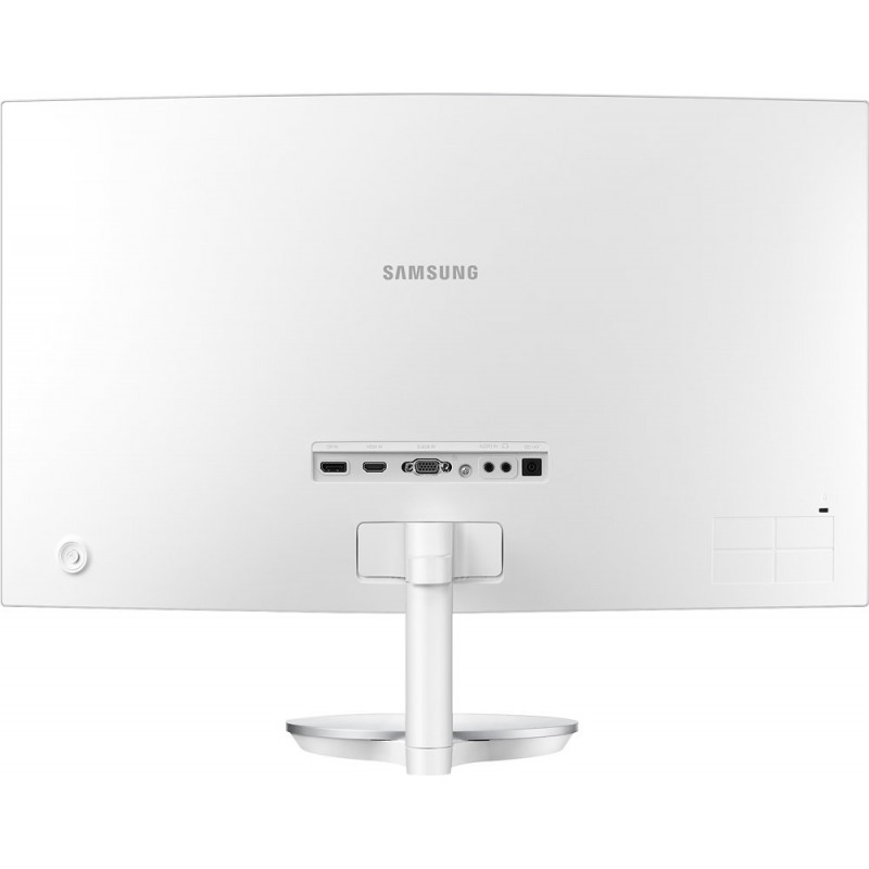 Samsung - CF591 Series C27F591FDN 27" LED Curved FHD FreeSync Monitor - Silver