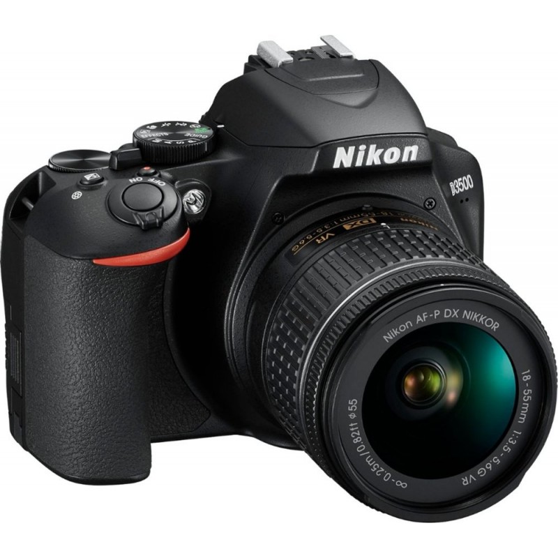 Nikon - D3500 DSLR Camera with AF-P DX NIKKOR 18-55mm f/3.5-5.6G VR and AF-P DX NIKKOR 70-300mm f/4.5-6.3G ED Lenses