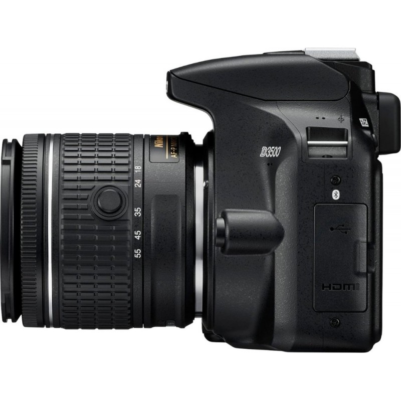 Nikon - D3500 DSLR Camera with AF-P DX NIKKOR 18-55mm f/3.5-5.6G VR and AF-P DX NIKKOR 70-300mm f/4.5-6.3G ED Lenses