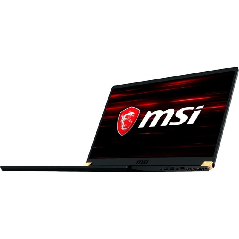 MSI - GS Series Stealth 17.3" Laptop - Intel Core i7 - 16GB Memory - NVIDIA GeForce RTX 2080 - 1.024TB Solid State Drive - Matte Black With Gold Diamond Cut