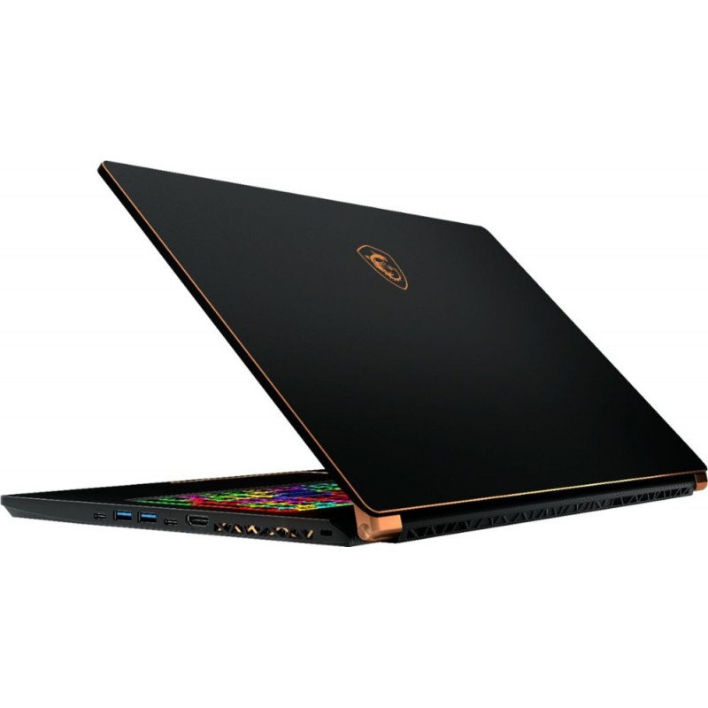 MSI - GS Series Stealth 17.3" Laptop - Intel Core i7 - 16GB Memory - NVIDIA GeForce RTX 2080 - 1.024TB Solid State Drive - Matte Black With Gold Diamond Cut
