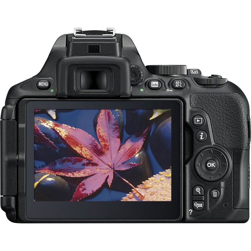Nikon - D5600 DSLR Camera with 18-55mm and 70-300mm Lenses - Black