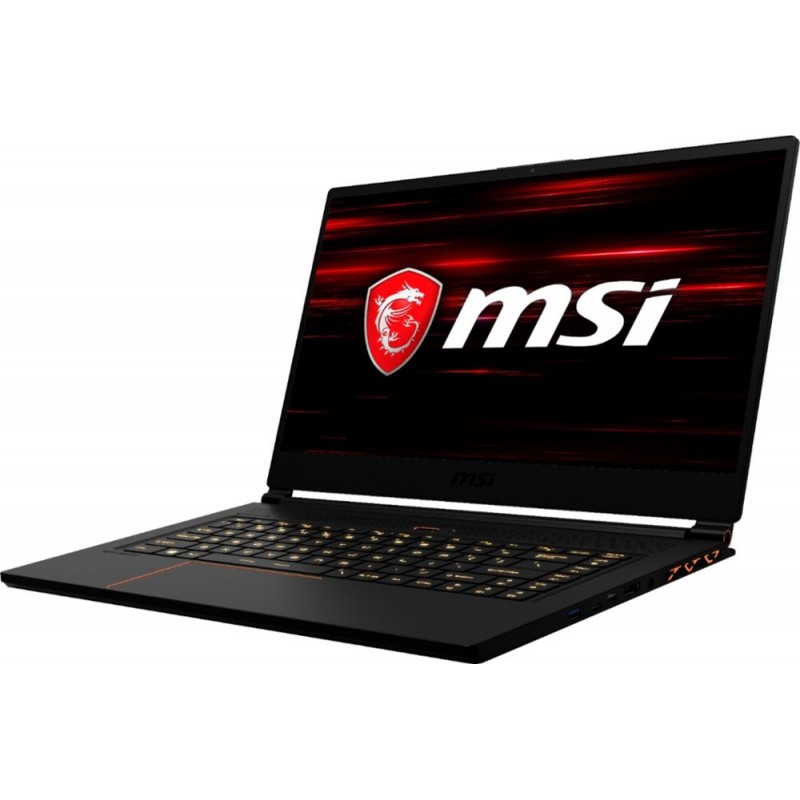 MSI - 15.6" Laptop - Intel Core i7 - 16GB Memory - NVIDIA GeForce GTX 1070 - 512GB Solid State Drive - Matte Black With Gold Diamond Cut