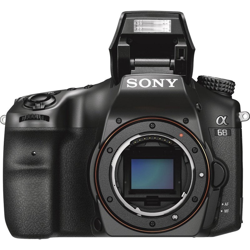 Sony - Alpha a68 DSLR Camera (Body Only) - black