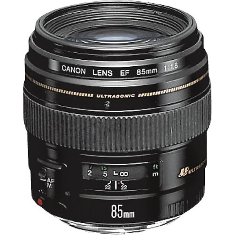 Canon - EF 85mm f/1.8 USM Medium Telephoto Lens - Black