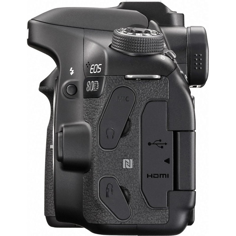 Canon - EOS 80D DSLR Camera (Body Only) - Black