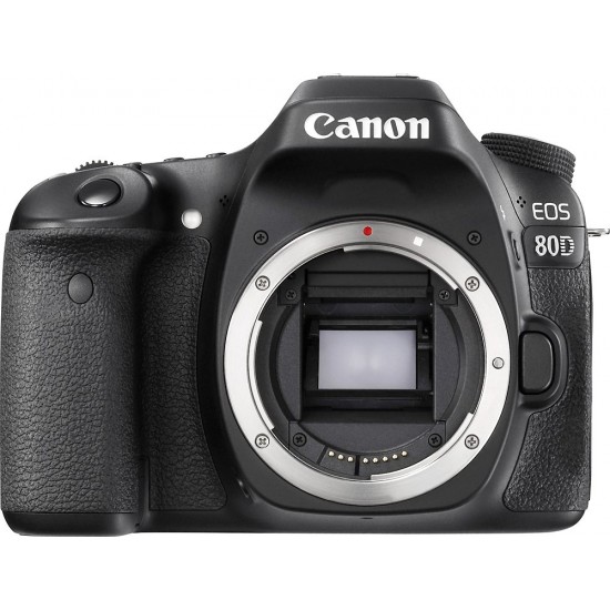 Canon - EOS 80D DSLR Camera (Body Only) - Black