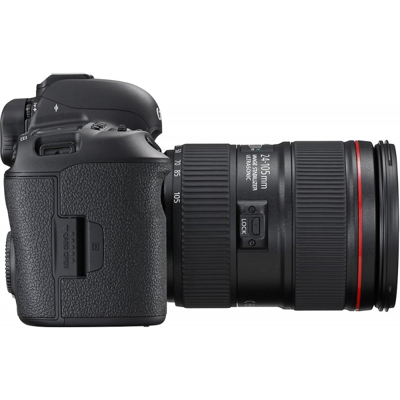  Canon - EOS 5D Mark IV DSLR Camera with 24-105mm f/4L IS II USM Lens - Black