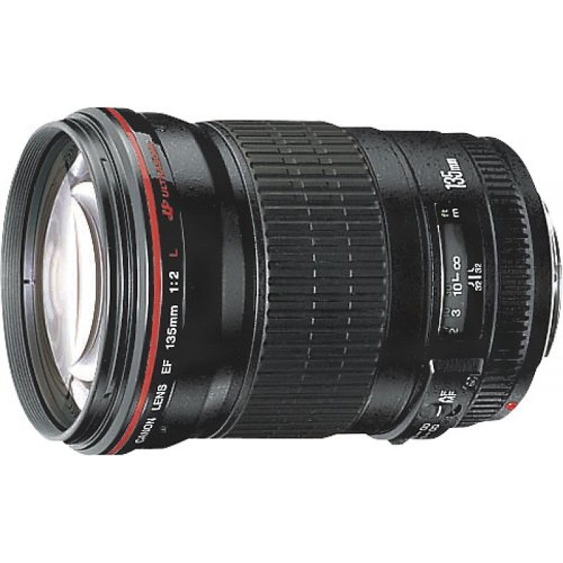 Canon - EF 135mm f/2L USM Telephoto Lens - Black