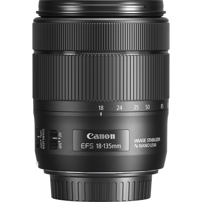Canon - EF-S 18-135mm 1:3.5-5.6 IS USM Standard Zoom Lens - black