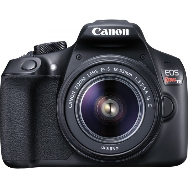 Canon - EOS Rebel T6 DSLR Camera with EF-S 18-55mm...
