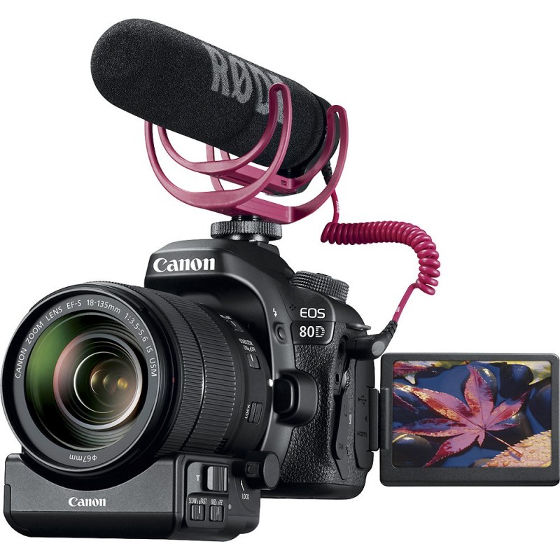 Canon - EOS 80D DSLR Camera with EF-S 18-135mm Len...