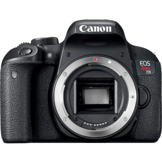Canon - EOS Rebel T7i DSLR Camera (Body Only) - Black