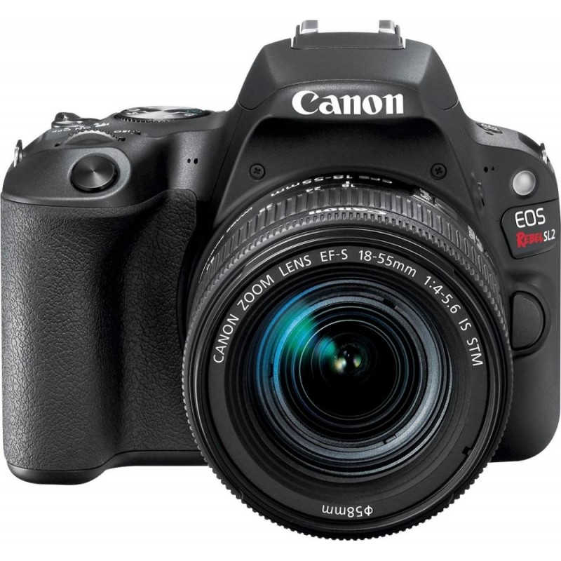 Canon - EOS Rebel SL2 DSLR Camera with EF-S 18-55mm IS STM Lens - Black