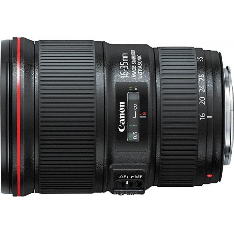 Canon - EF 16-35mm f/4L IS USM Ultra-Wide Zoom Lens - Black