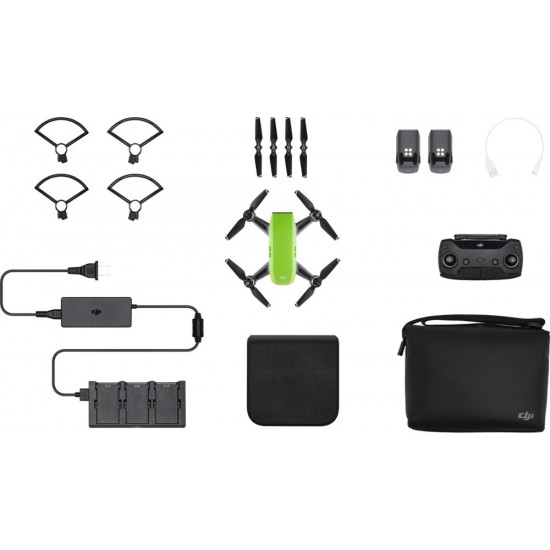 DJI - Spark Fly More Combo Quadcopter - Green